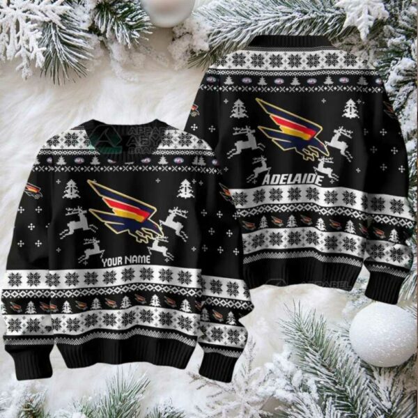 Adelaide Crows Custom Ugly Christmas Sweater