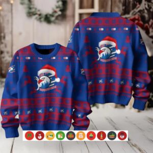 Adler Mannheim 2024 Christmas Ugly Sweater
