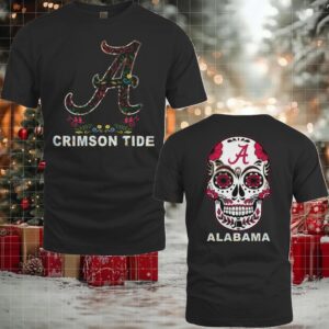 Alabama Crimson Tide College Football Dia De Los Muertos T Shirt