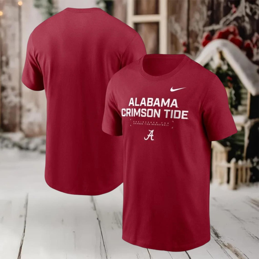 Alabama Crimson Tide Nike 2025 Courtside Basketball Performance shirt