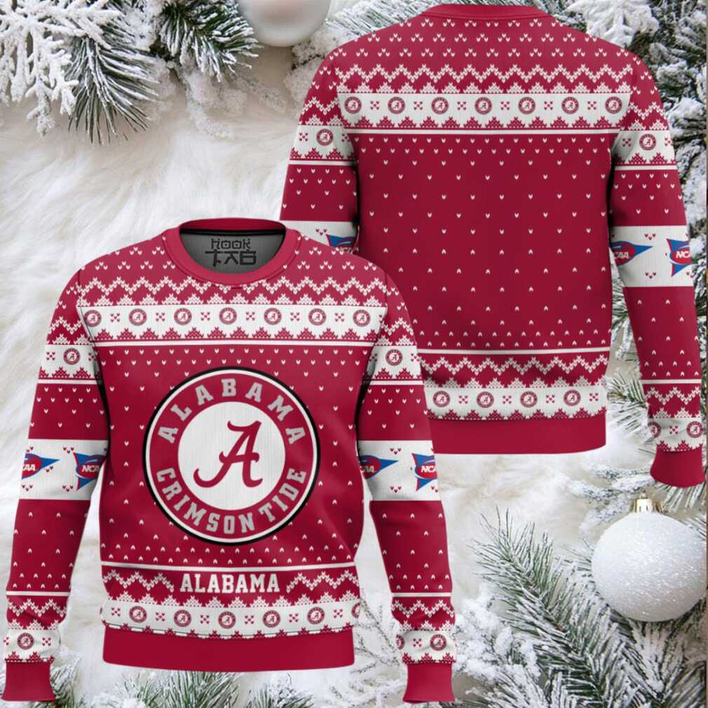 Alabama Crimson Tide – Custom Name And Number Ugly Christmas Sweater Alabama Crimson Tide – Custom Name And Number Ugly Christmas Sweater