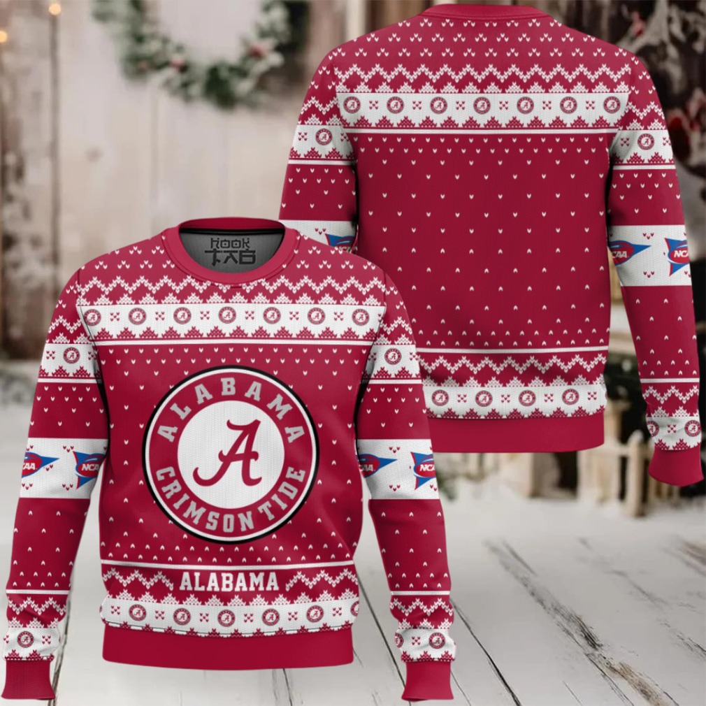 Alabama Crimson Tide – Custom Name And Number Ugly Christmas Sweater Alabama Crimson Tide – Custom Name And Number Ugly Christmas Sweater