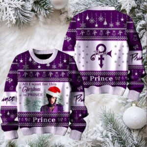 All I Want For This Chrismas Is Prince Ugly Sweater