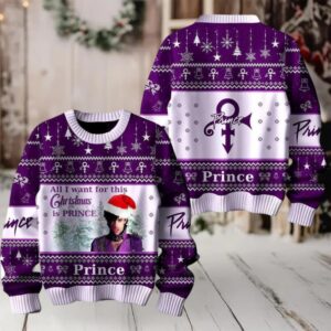 All I Want For This Chrismas Is Prince Ugly Sweater