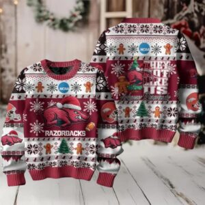 Arkansas Razorbacks Ugly Sweater 2025