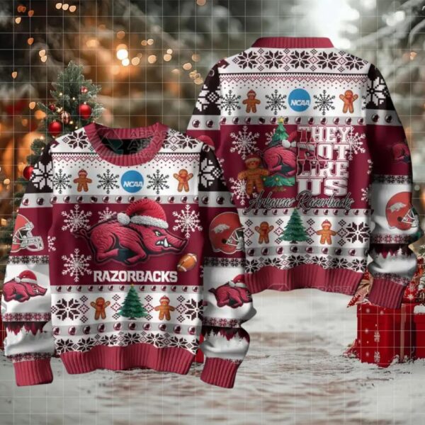 Arkansas Razorbacks Ugly Sweater 2025