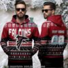 Atlanta Falcons Grinch Santa Ugly 3D Hoodie Christmas Design Atlanta Falcons Grinch Santa Ugly 3D Hoodie Christmas Design