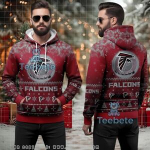 Atlanta Falcons Logo Ugly 3D Hoodie Winter Holiday Gift