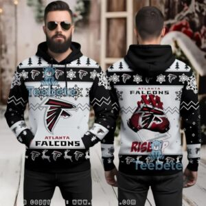 Atlanta Falcons Rise Up Ugly 3D Hoodie Winter Christmas Gift