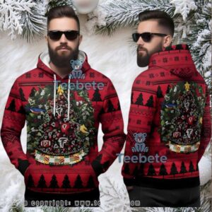 Atlanta Falcons Ugly 3D Hoodie Festive Christmas Apparel Atlanta Falcons Ugly 3D Hoodie Festive Christmas Apparel