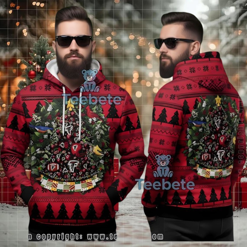 Atlanta Falcons Ugly 3D Hoodie Festive Christmas Apparel Atlanta Falcons Ugly 3D Hoodie Festive Christmas Apparel