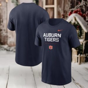 Auburn Tigers Nike 2025 Courtside Basketball Performance shirt