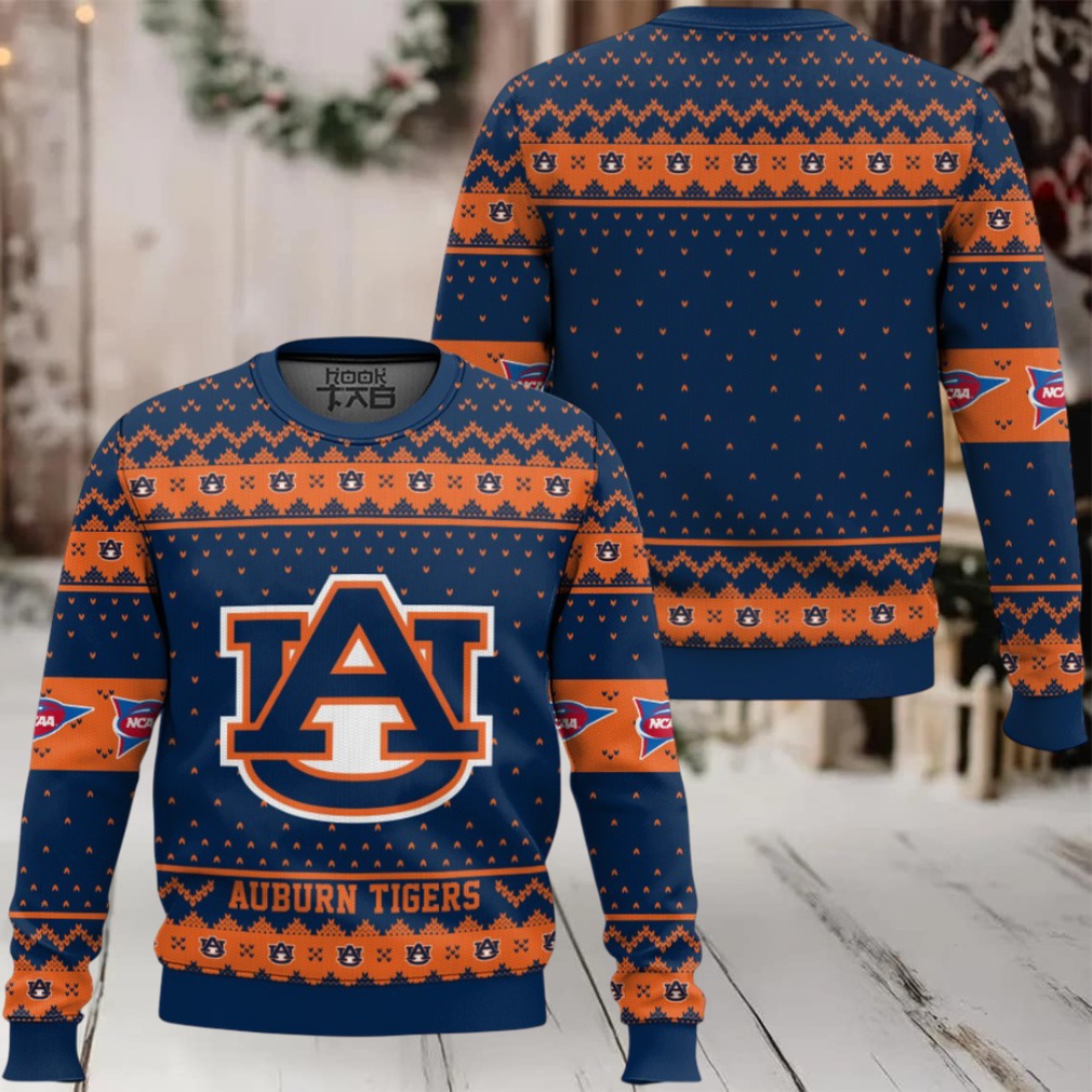 Auburn Tigers – Custom Name And Number Ugly Christmas Sweater Auburn Tigers – Custom Name And Number Ugly Christmas Sweater