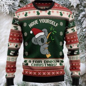Australian Fair Dinkum Christmas Ugly Christmas Sweater