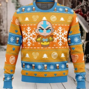 Avatar Aang Avatar The Last Airbender Ugly Christmas Sweater