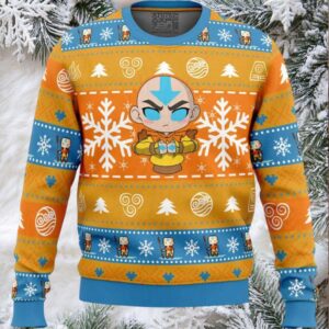 Avatar Aang Avatar The Last Airbender Ugly Christmas Sweater