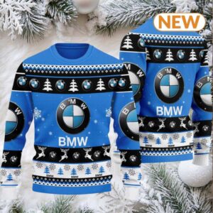 BMW 2024 Christmas Blue Ugly Sweater