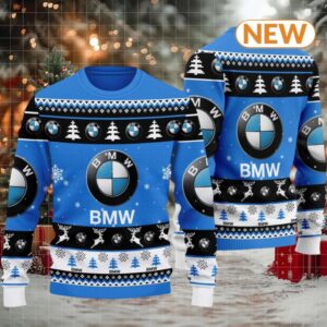 BMW 2024 Christmas Blue Ugly Sweater
