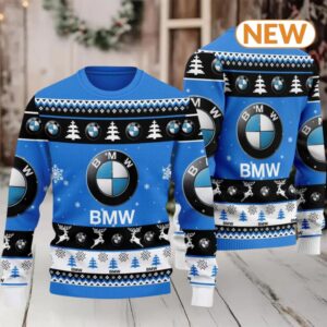 BMW 2024 Christmas Blue Ugly Sweater