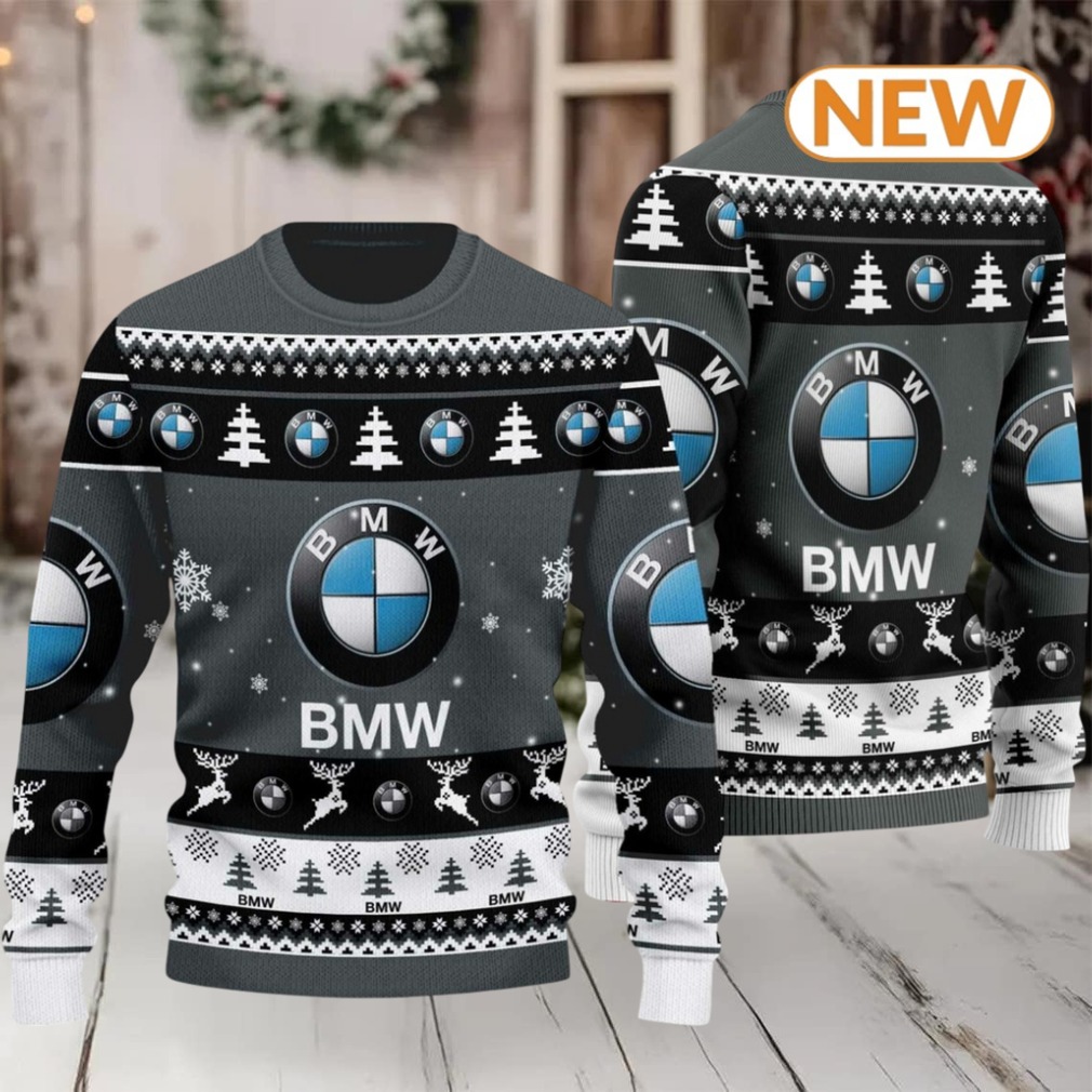 BMW 2025 Christmas Gray Ugly Sweater BMW 2025 Christmas Gray Ugly Sweater