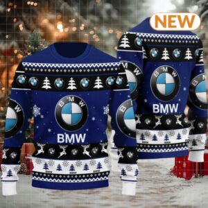 BMW 2024 Christmas Navy Ugly Sweater