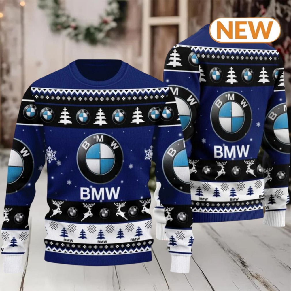 BMW 2025 Christmas Navy Ugly Sweater BMW 2025 Christmas Navy Ugly Sweater