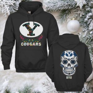 BYU Cougars Dia De Los Muertos T Shirt College Football Fan Tee