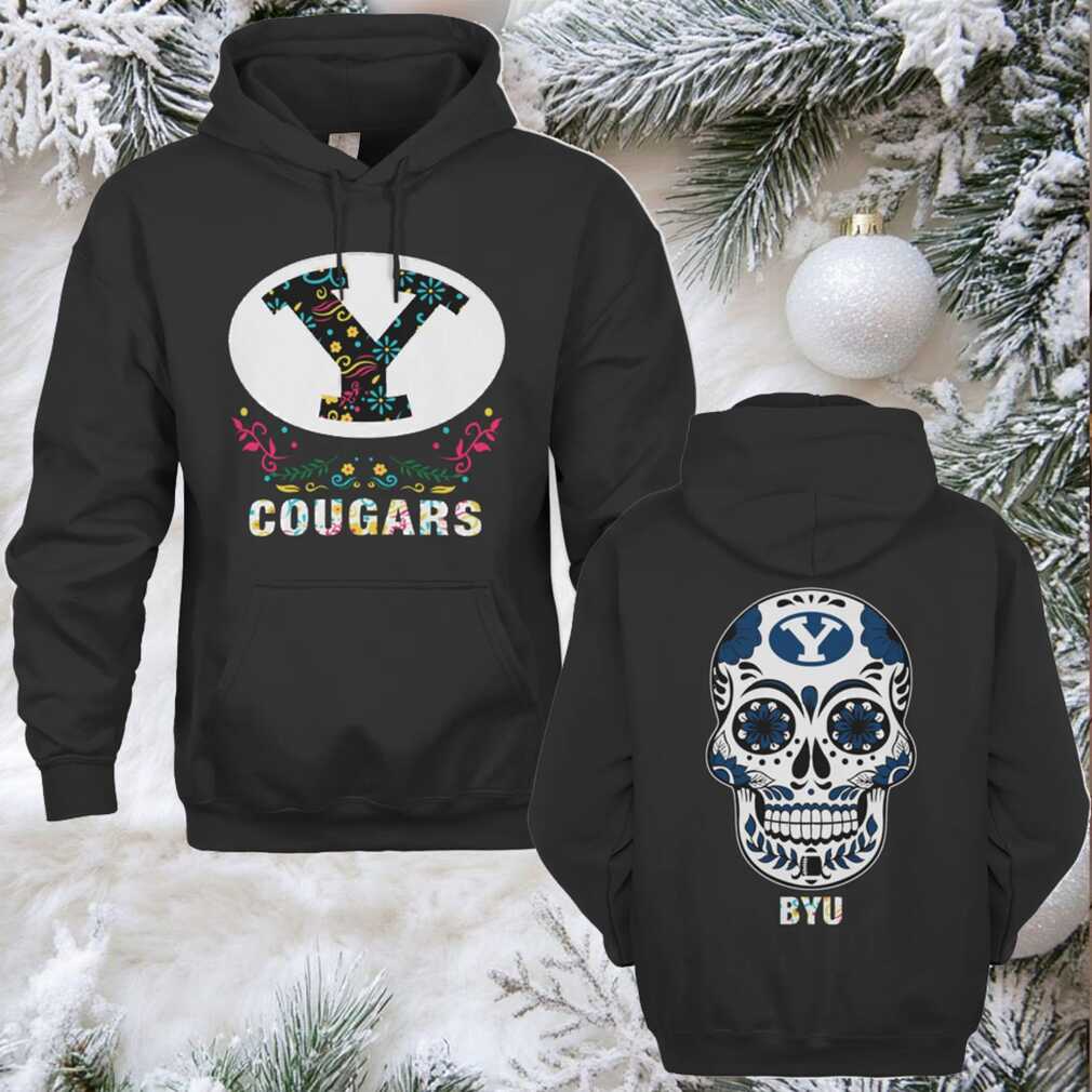 BYU Cougars Dia De Los Muertos T Shirt College Football Fan Tee BYU Cougars Dia De Los Muertos T Shirt College Football Fan Tee
