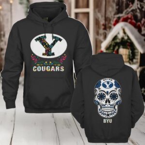 BYU Cougars Dia De Los Muertos T Shirt College Football Fan Tee