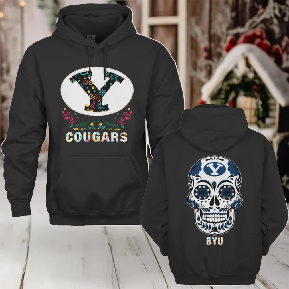 BYU Cougars Dia De Los Muertos T Shirt College Football Fan Tee BYU Cougars Dia De Los Muertos T Shirt College Football Fan Tee