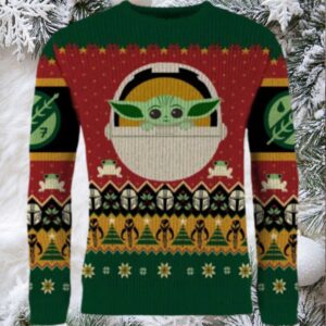 Baby Yoda Grogu Ugly Christmas Sweater