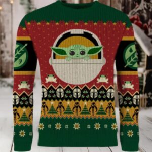 Baby Yoda Grogu Ugly Christmas Sweater