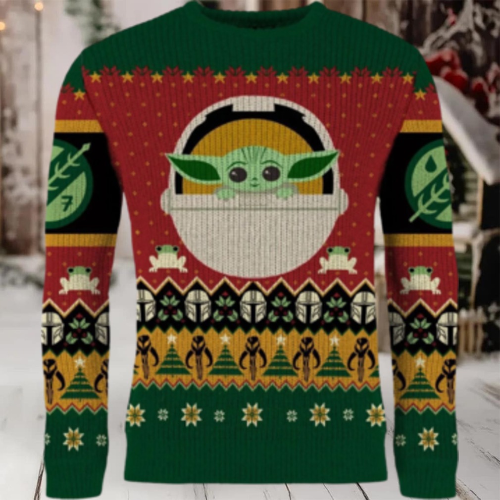 Baby Yoda Grogu Ugly Christmas Sweater Baby Yoda Grogu Ugly Christmas Sweater