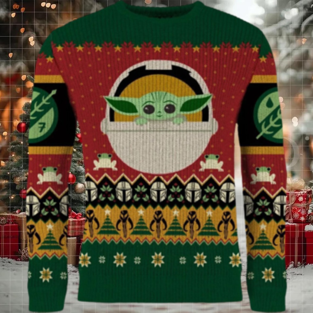 Baby Yoda Grogu Ugly Christmas Sweater Baby Yoda Grogu Ugly Christmas Sweater