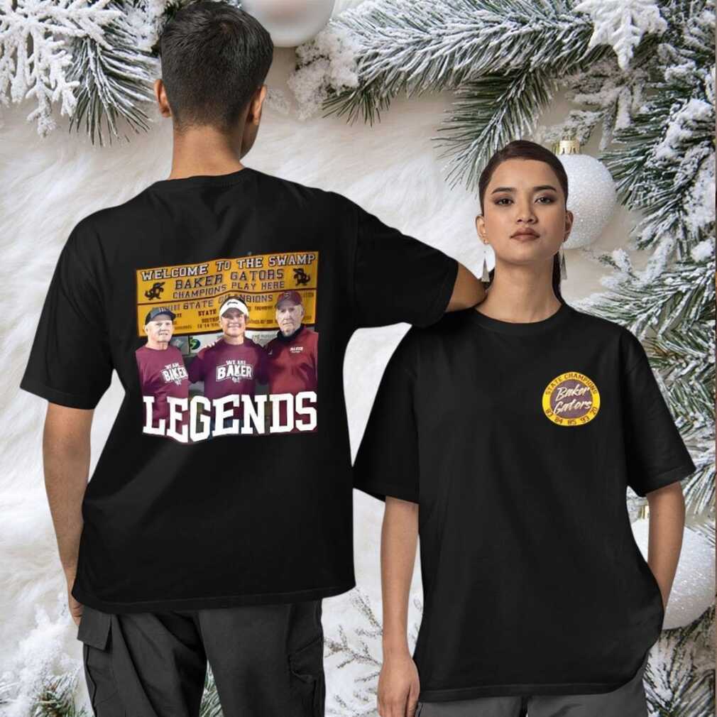 Baker Gators Legends State Champions two sided T shirt Baker Gators Legends State Champions two sided T shirt