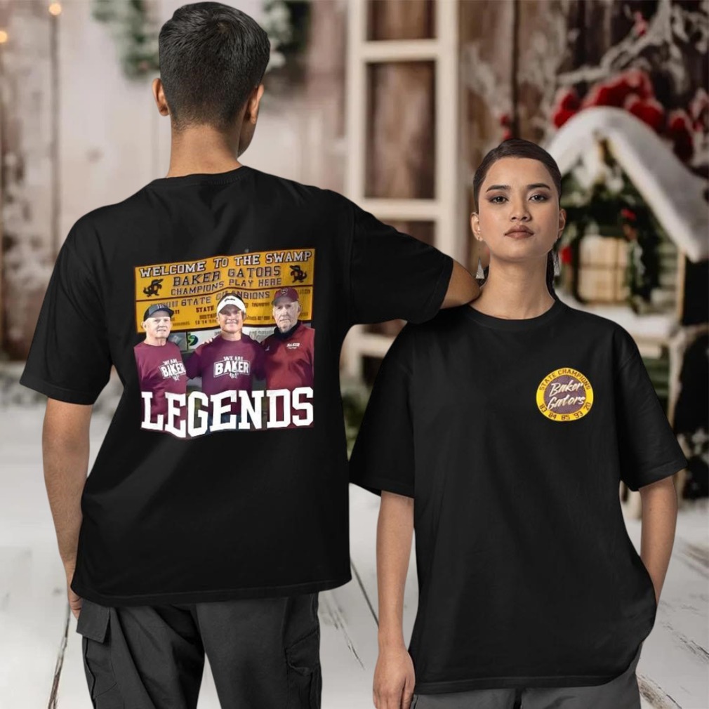 Baker Gators Legends State Champions two sided T shirt Baker Gators Legends State Champions two sided T shirt