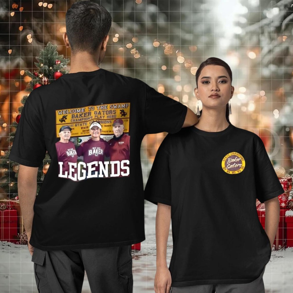 Baker Gators Legends State Champions two sided T shirt Baker Gators Legends State Champions two sided T shirt