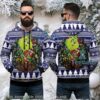 Baltimore Ravens Christmas Baby Groot Ugly 3D Hoodie Baltimore Ravens Christmas Baby Groot Ugly 3D Hoodie
