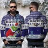 Baltimore Ravens Custom Ugly 3D Hoodie Nfl Game Day Gear Baltimore Ravens Custom Ugly 3D Hoodie Nfl Game Day Gear