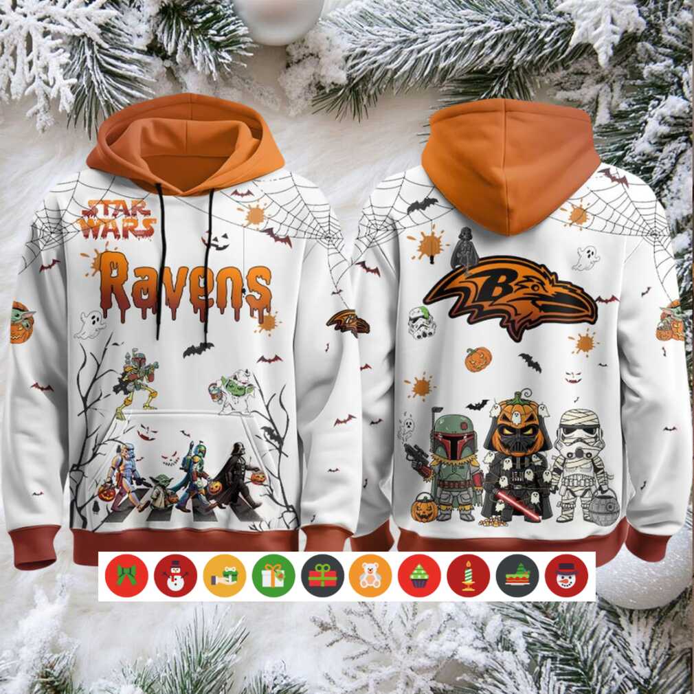 Baltimore Ravens x Star Wars Halloween 2025 Hoodie Shirt Baltimore Ravens x Star Wars Halloween 2025 Hoodie Shirt