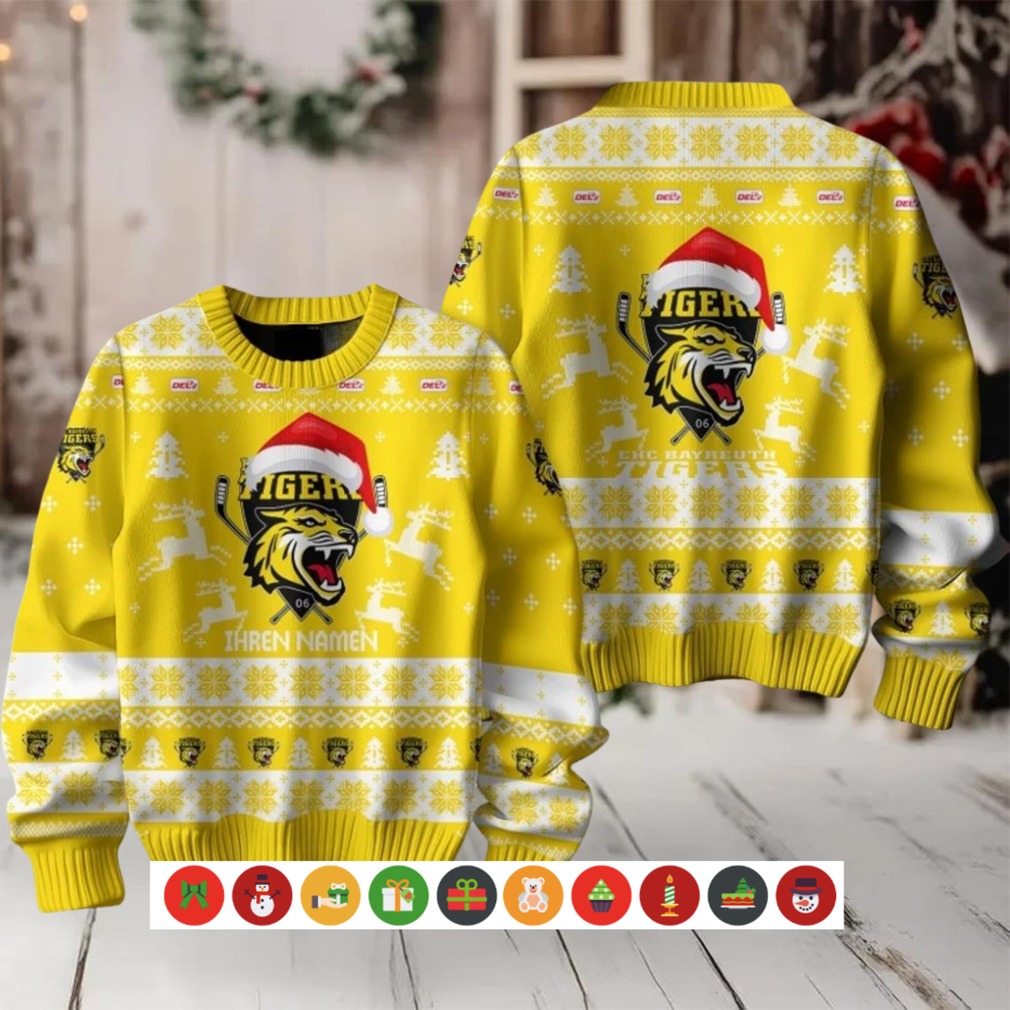 Bayreuth Tigers 2025 Christmas Ugly Sweater Bayreuth Tigers 2025 Christmas Ugly Sweater