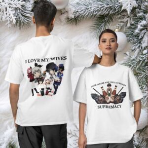 Beer panzer and virtual women Supremacy Two sided T shirt