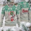 Green Snowflake Pattern Tito’s Handmade Vodka “Season’s Drinkings” Ugly Christmas Sweater Green Snowflake Pattern Tito’s Handmade Vodka “Season’s Drinkings” Ugly Christmas Sweater