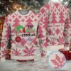 White & Red All Over Snowflake Bacardi Ugly Christmas Sweater White & Red All Over Snowflake Bacardi Ugly Christmas Sweater