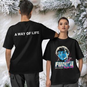 Ben Askren fighter Funky signature Two sided T shirt