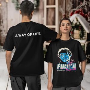 Ben Askren fighter Funky signature Two sided T shirt