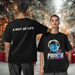 Ben Askren fighter Funky signature Two sided T shirt