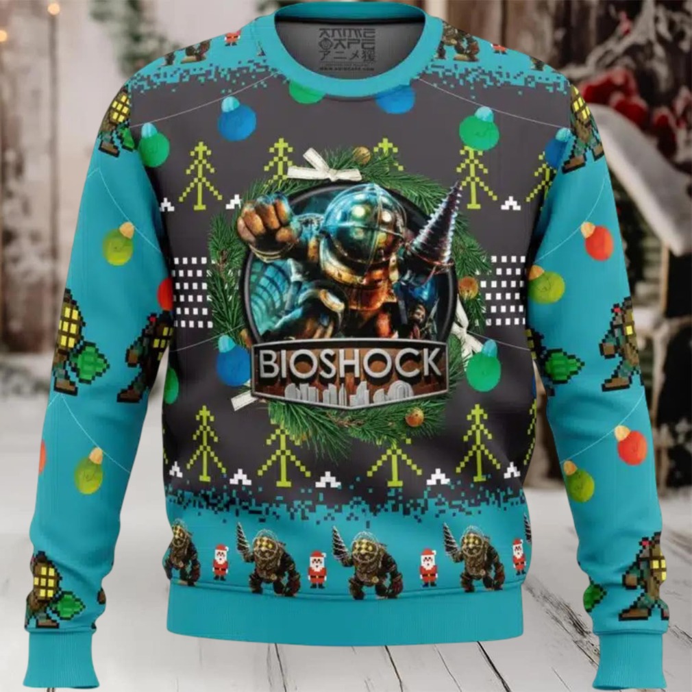 Big Daddy Bioshock v2 Ugly Christmas Sweater Big Daddy Bioshock v2 Ugly Christmas Sweater