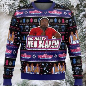 Big Meaty Men Slappin’ Meat Ugly Christmas Sweater