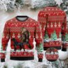 Firefighter Awesome Ugly Christmas Sweater Christmas Crewneck Sweater